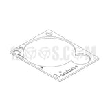 Technics SL-1200 / SL-1210 G Cabinet / Plinth / Top / Chassis
