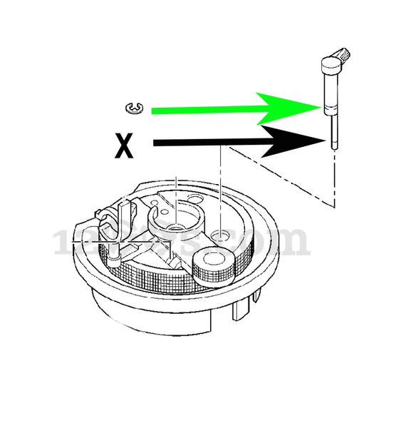 Technics Circlip for Height Lock Shaft at Lift & Spindle Shaft