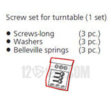 SL-1000R & SP-10R Platter Mounting Screw Set