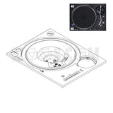 Technics SL-1200 / SL-1210 GR Cabinet / Plinth / Top / Chassis