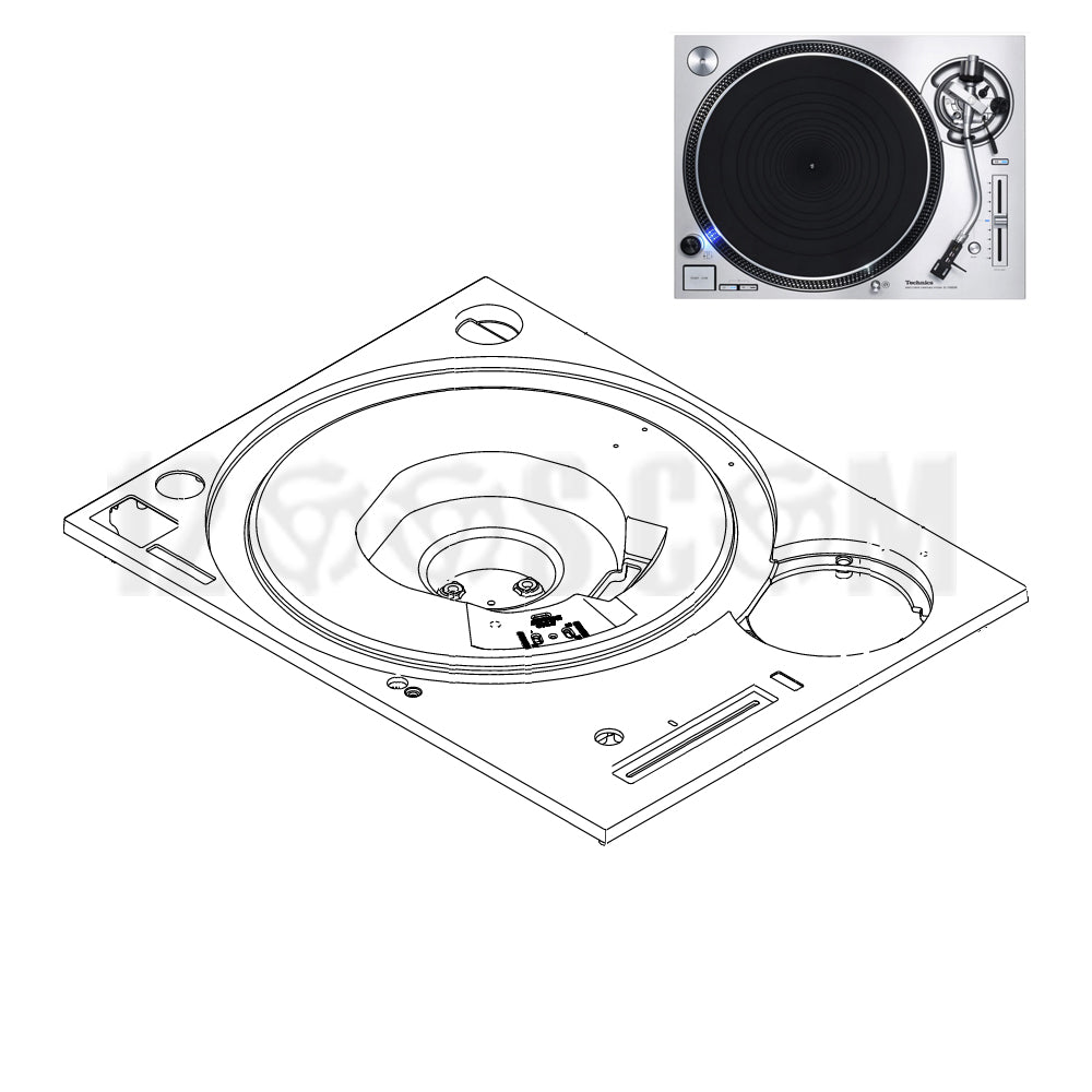 Technics SL-1200 / SL-1210 GR Cabinet / Plinth / Top / Chassis