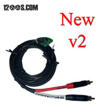 Gold Tip Shielded RCAS with Ground Wire & Stock PCB- V2