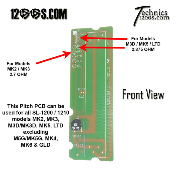 Pitch Control Printed Circuit Board / PCB with Potentiometer