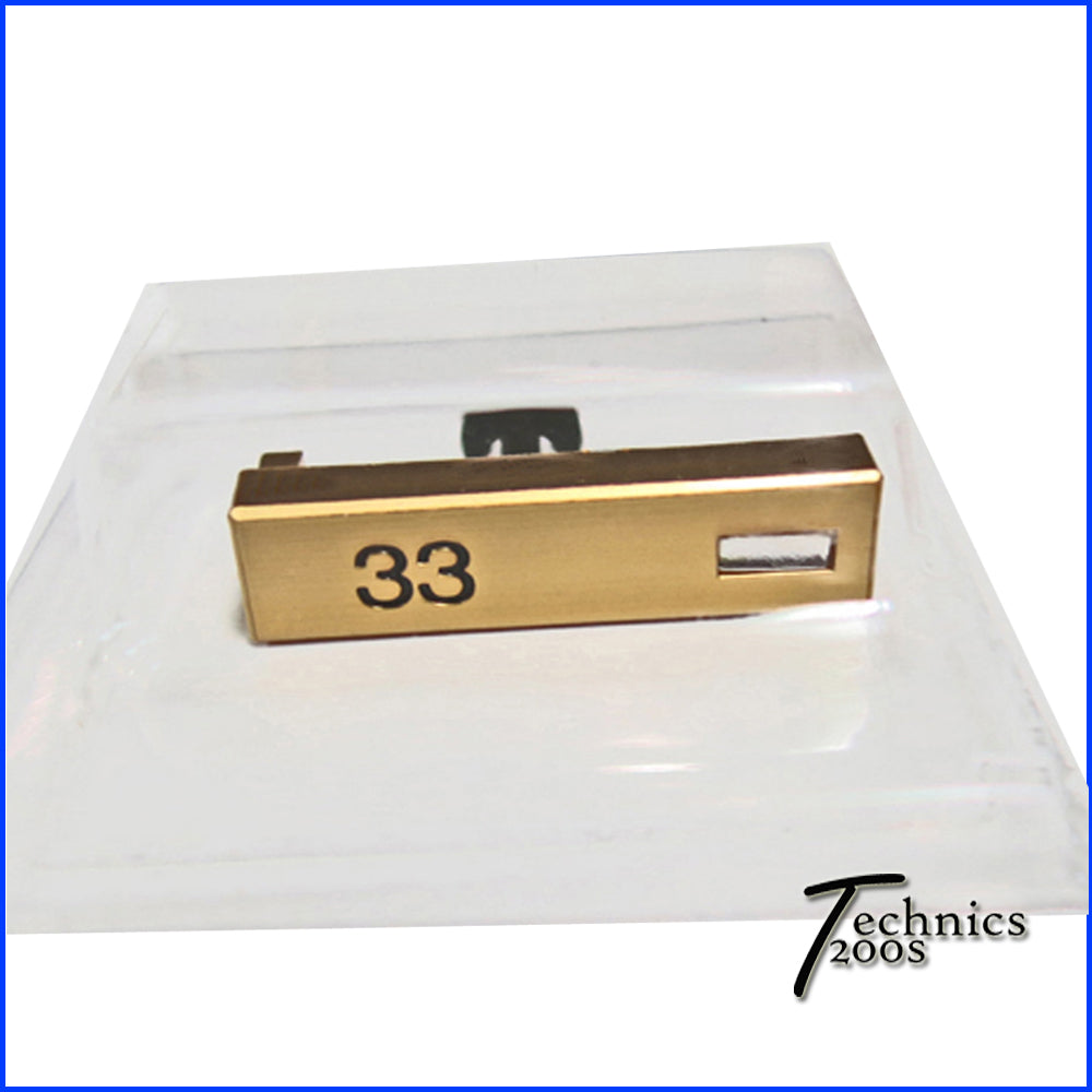 GLD / LTD GOLD LIMITED 33 RPM Button