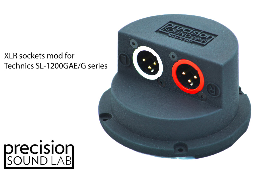 XLR Balanced Sockets Mod. for Technics SL-1200G/GAE