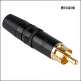 (RED) 75 OHM MOGAMI RCA / Phono Interconnect Cable with NEUTRIK Gold Tips & Braided PET