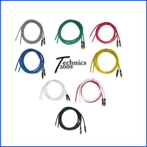 Pro Performance RCA Phono Cable with NEUTRIK REAN GOLD Connects (NO PCB)