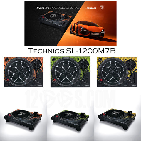 Technics - Lamborghini Models SL-1200 M7B (Pair or Single)