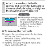 Platter Washer for SL-1200 / 1210 G & GAE