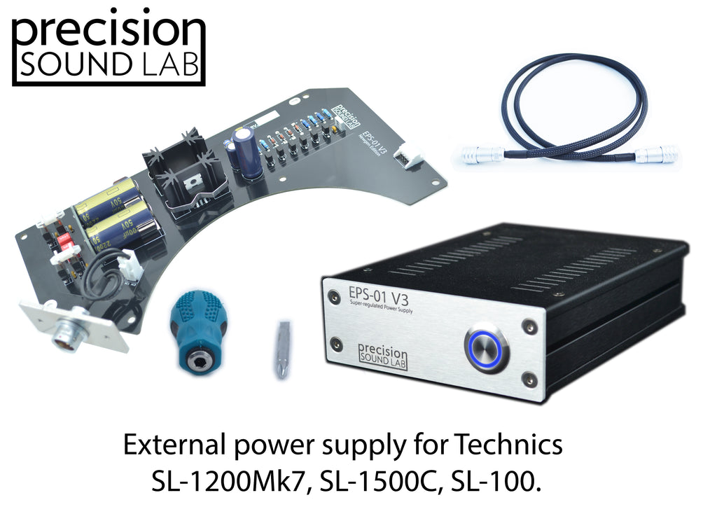Technics SL-1200 / SL-1210 MK7 & SL-1500c & SL-100 - EPS-01 V3 Linear power supply