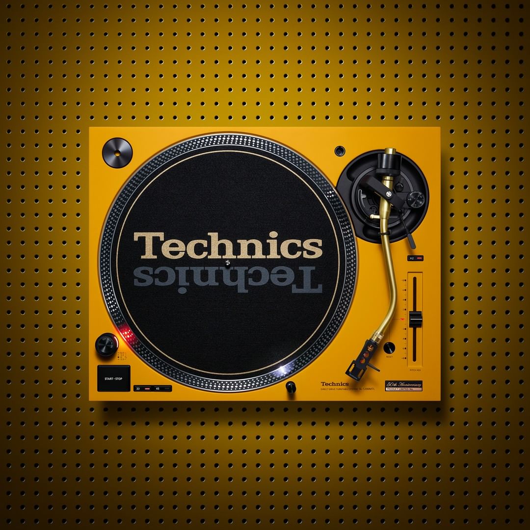 レア 50周年 限定 Technics SL-1200 M7L イエロー SL-1200シリーズ発売50周年記念限定モデル 「SL-1200M7L」のご