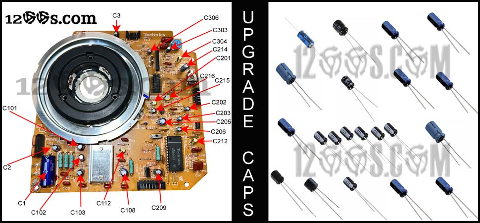 Technics 1200 / 1210 Parts - MK2 MK3 M3D MK4 MK5 M5G MK5G MK6 MK7